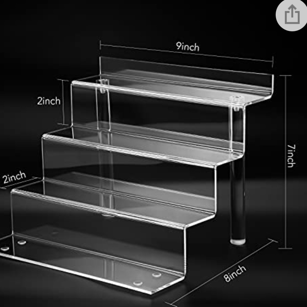 Clear Acrylic Display Stand | FUNKO POP, Amiibo, Action Toys| Collection Display